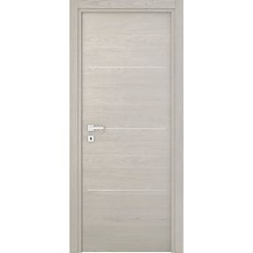 Bloc-porte Triaconta grigio H.204 x l.63 cm, poussant droit