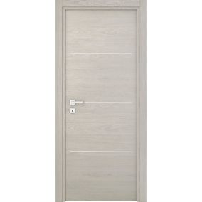 Bloc-porte Triaconta grigio H.204 x l.83 cm, poussant droit