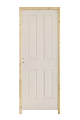 Bloc-porte Victoria prépeint H.204 x l.73 cm, poussant droit