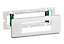 Bloc support et plaque de finition 6 modules Schneider Electric Unica Pro blanc