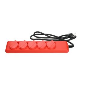 Bloc étanche 5 prises 2P+T IP44 - HANGER - 200008