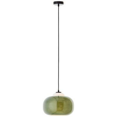 BLOP Suspension vert, verre/métal, E27 60W ampoule non incluse