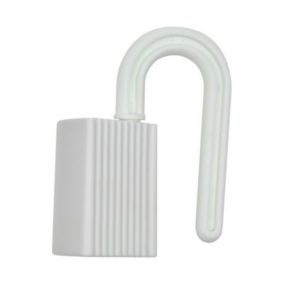 Bloque charnières Abus plastique blanc 430g