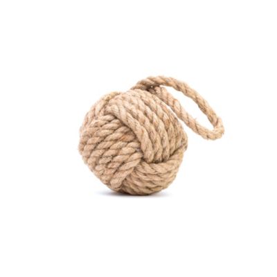 Bloque-porte boule noeud Rei tissu ⌀15x H.32 cm