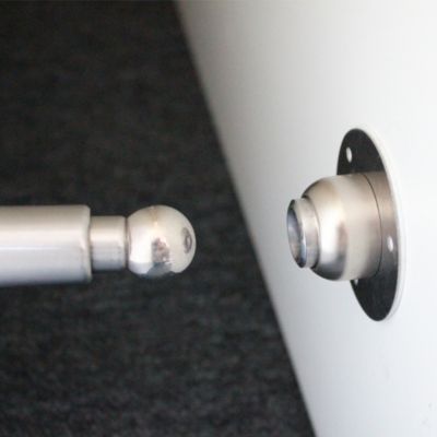 Bloque Porte Magnétique - Lot de 2 Bloques Porte Sol et Mur - Longueur Ajustable - Tête Aimantée - En Acier Inoxydable