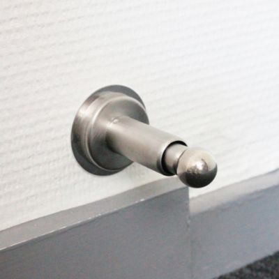 Bloque Porte Magnétique - Lot de 2 Bloques Porte Sol et Mur - Longueur Ajustable - Tête Aimantée - En Acier Inoxydable