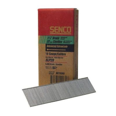 Boîte 5000 pointes tête homme AX galvanisées G18 50 mm - 106011