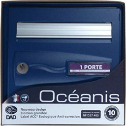 Boîte aux lettres 1 porte Decayeux Oceanis Bleu Ral 5003
