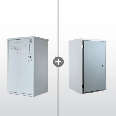 Boîte aux lettres et colis 2-en-1 connectée Boks One + Porte arrière pour encastrement