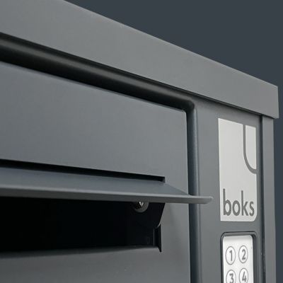 Boîte aux lettres et colis 2-en-1 connectée Boks One + Porte arrière pour encastrement