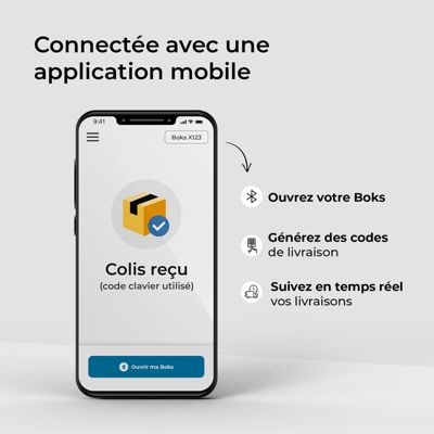 Boîte aux lettres et colis 2-en-1 connectée Boks One