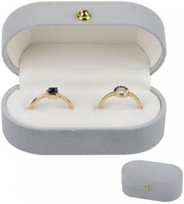 Boîte à bagues, boîte à bagues élégante, boîte à alliances, boîte à bijoux pour filles, boîte à bagues en velours