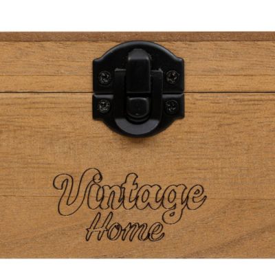 Boîte à bijoux "Be vintage" 25x10cm beige - Atmosphera