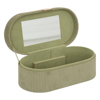 Boîte à bijoux Enya - papier - vert - 25 - 5x10 cm - Atmosphera