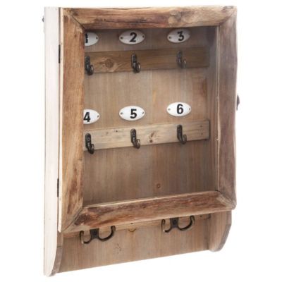 Boîte à clé "Ornella" en bois 26x38cm - Atmosphera Créateur d'intérieur