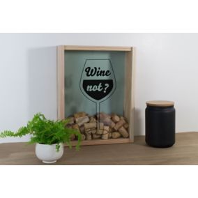Boîte décorative pour bouchons à vin