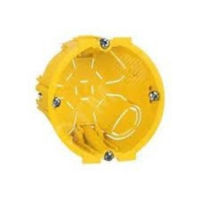 Boîte d'encastrement ronde LEGRAND 65 mm pour cloisons creuses 1 poste 40 mm