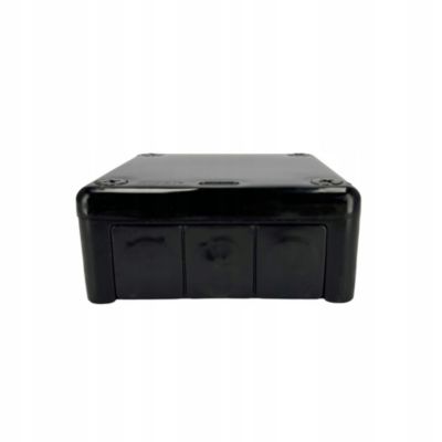Boîte dérivation étanche en saillie IP55 98x98x42mm 12 entrées vis noir EDO