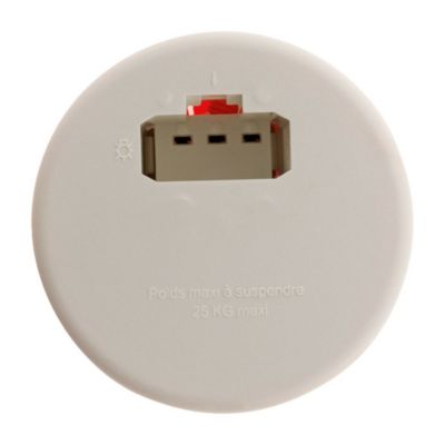 Boîte DCL point de centre murs diamètre 65mm Zenitech