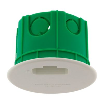 Boîte DCL point de centre murs pleins diamètre 65mm Vert - Blm