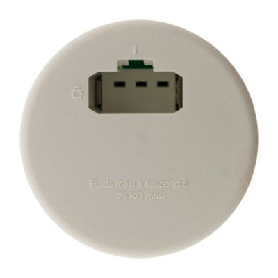 Boîte DCL point de centre murs pleins diamètre 65mm Vert - Blm