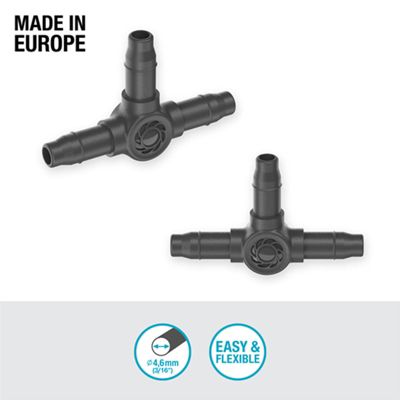 Boîte De 10 Dérivations En T 4,6 Mm Gardena 13211-20