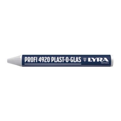 Boîte de 12 craies PLAST-O-GLAS blanc - LYRA - L4920001
