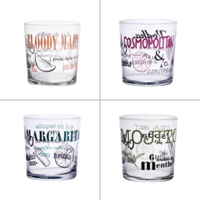 Boîte de 4 verres à cocktail 34,5 cl