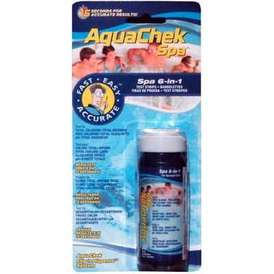 Boîte de 50 bandelettes d'analyse AquaChek Spa 6-en-1