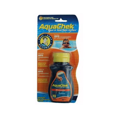 Boîte de 50 bandelettes de test Aquachek orange 3-en-1