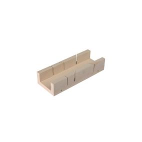 Boîte de Coupe à Onglet 45 et 90  de L. 250 x l. 100 x ht. 55 mm en Bois d'Hêtre - Diamwood