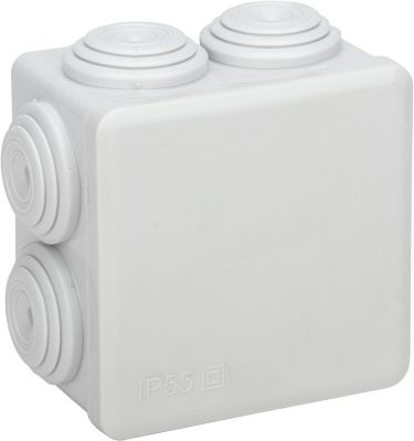 Boîte de dérivation IP55 60x60x40mm - Blanc - Zenitech