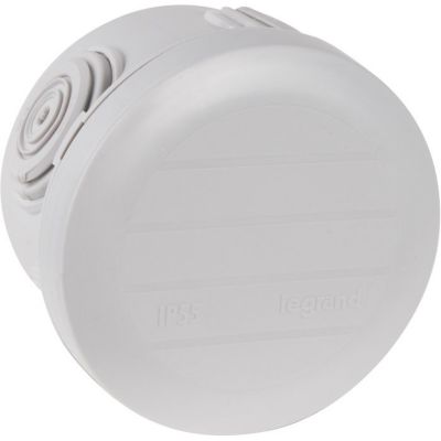 Boîte de dérivation ronde - Plexo - LEGRAND - Diamètre 60 x 40 mm - 4 embouts