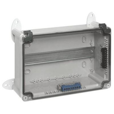 Boîte de raccordement Legrand 035951 en plastique, 180 x 140 x 86 mm, IP55, IK07.