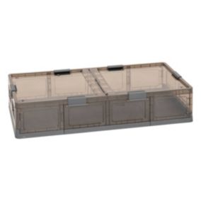 Boîte de rangement "Fold'n'Box" en plastique 55L - Gris- 5five