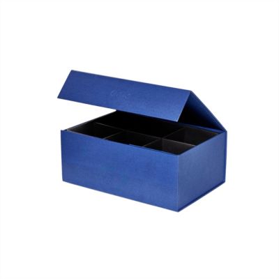 Boîte de rangement marron en carton  H15x45 x33