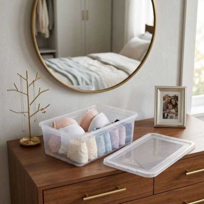 Boîte de rangement pour sous vêtements 5,6 litres