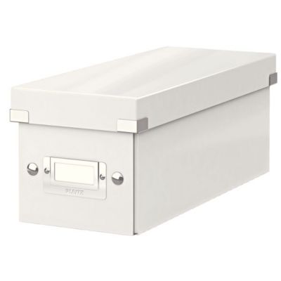 Boîte en carton pour CD Click & Store WOW - Blanc