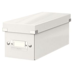 Boîte en carton pour CD Click & Store WOW - Blanc