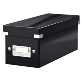 Boîte en carton pour CD Click & Store WOW - Noir