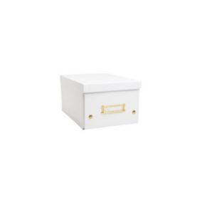 Boîte en Carton Taille moyenne Neo Deco A4+ - Blanc