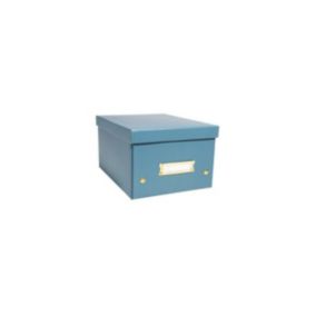 Boîte en Carton Taille moyenne Neo Deco A4+ - Bleu