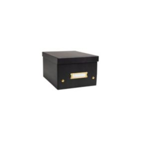 Boîte en Carton Taille moyenne Neo Deco A4+ - Noir