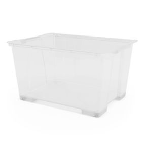 Boîte en plastique 138 L Kaze transparent