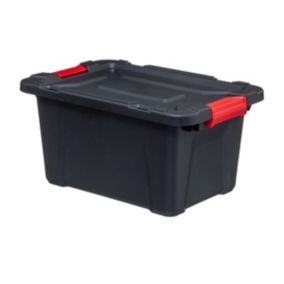 Boîte en plastique 30L Noir Store N' Box - 5Five