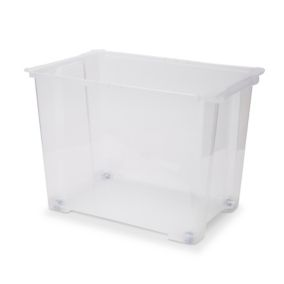 Boîte en plastique 63 L Kaze transparent