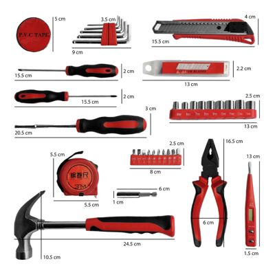 Boîte à outils 45 pièces - BOB TOOLS