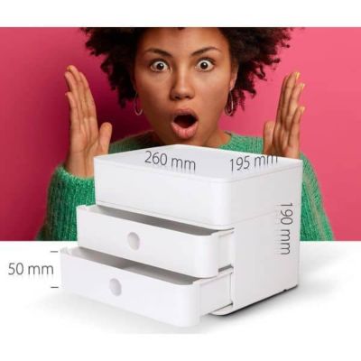 Boîte à tiroirs élégante et Design Smart Box Plus Allison - Gris
