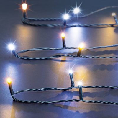 Boa lumineux extérieur 10m 500 led blanc froid/chaud + transfo - feeric ...