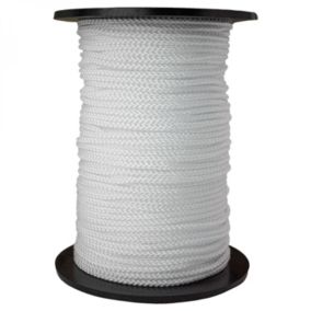 Bobine de corde tressée 3 mm x 100 m - Blanc - Linxor